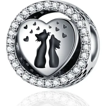 Přívěsek Elenys stříbrný přívěsek Kočičí láska