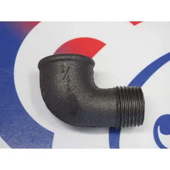 Kotel Koleno černé 92 - 1/2" vnitřní / vnější 60FC09212