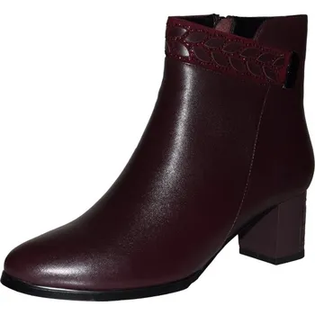 Dámské lodičky Ladies dámská kotníková obuv XR708-DA241-Y007BL-1 Barva: vínová, Velikost: 38