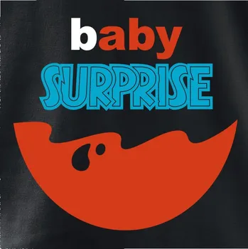 Těhotenské tričko Baby Surprise, Barva Černá, Velikost S Bezvatriko.cz 0272
