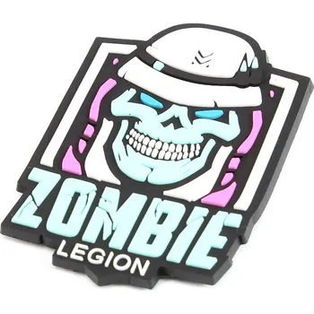 Nášivka EmersonGear PVC 3D nášivka "Zombie soldier" - modrá
