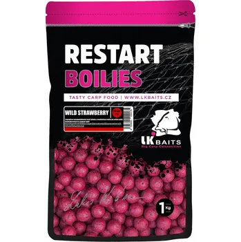 Boilies LK BAITS Boilies ReStart Wild Strawberry 1kg 20mm (LK BAITS ReStart Wild Strawberry 1kg 20mm)
