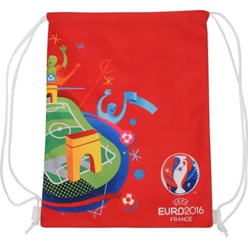 taška, vak, sáček na přezůvky UEFA Euro - RED (UEFA Euro Gymbag 63)