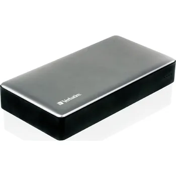 Verbatim Dual Powerbank QC3 Metal Silver Powerbanka Verbatim Dual Powerbank QC3 Metal Silver