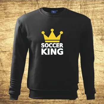 Chlapecká mikina Soccer king, Barva Černá, Velikost 158 cm/12 roků Bezvatriko.cz 602012