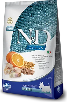 Krmivo pro psa N&D Ocean Adult Mini Codfish/Orange 7 kg