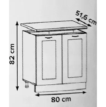 Kuchyňská linka Kuchyňská linka Villa - Moderní kuchyňská linka