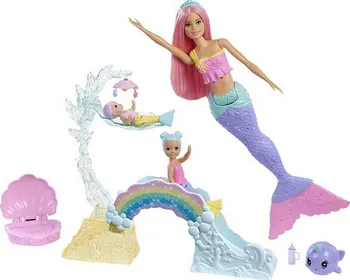 Panenka Mattel Barbie Dreamtopia Herní set s mořskou vílou