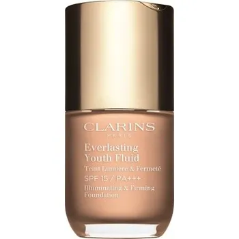 Přípravek na tvář Clarins Everlasting Youth Fluid make-up - 102.5 porcelain 30 ml
