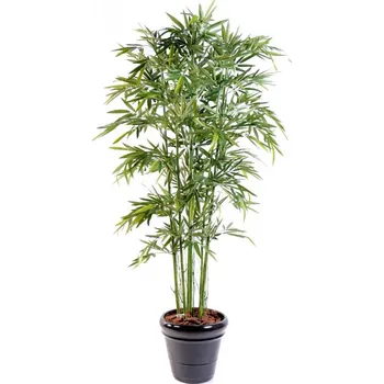umělá květina BAMBUS NEW GREEN, 210cm (Luxusní umělý bambus)