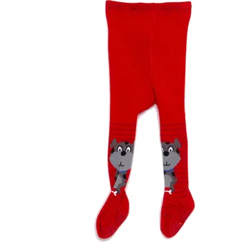 Dívčí punčocháče červené Wolf P2910 vel. 62-92 Velikost: 62/68