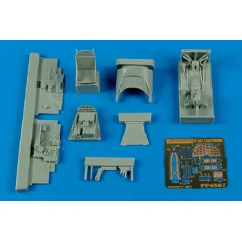 Plastikový model Aires 1/48 P-38F Lightning cockpit set