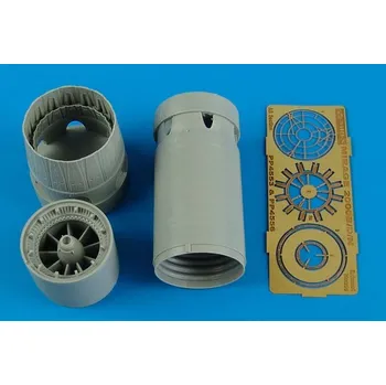 Plastikový model Aires 1/48 Mirage 2000C/B/D/N exhaust nozzle - opened position