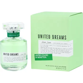 Dámský parfém Benetton United Dreams Live Free W EDT 80 ml