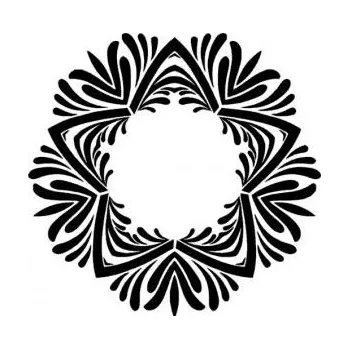 ARTEMISS Mandala - plastová šablona 050 Rozměr: C 14,5x14,5cm