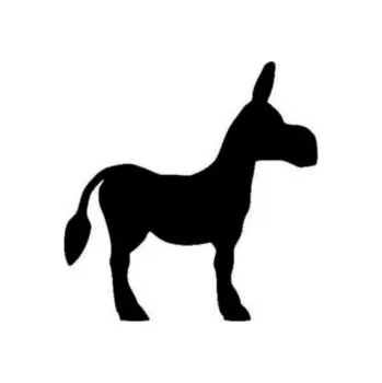 ARTEMISS Oslík - plastová šablona 148 Rozměr: B 14,5x14,5cm