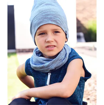 Nákrčník světle modrý melírovaný nákrčník