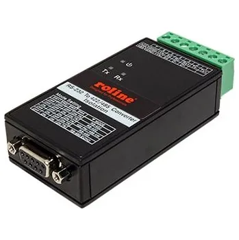 Video redukce ROLINE Konvertor RS232 - RS422/485, galvanicky oddělený, na DIN lištu - 12.02.1005
