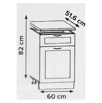 Kuchyňská linka Kuchyňská linka Villa - Moderní kuchyňská linka