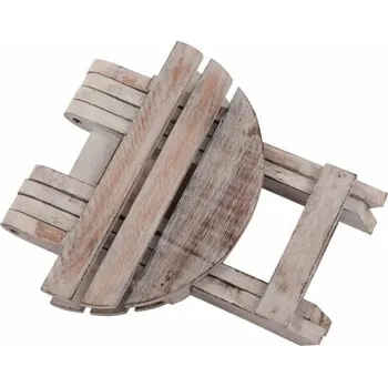 Jídelní stůl Divero Vintage skládací stolek 31 cm