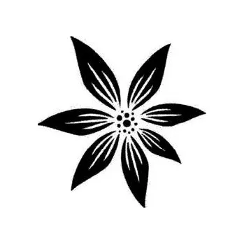 ARTEMISS Kytka - plastová šablona 033 Rozměr: B 14,5x14,5cm