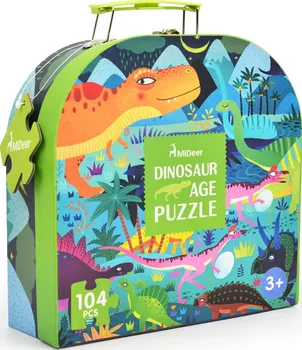 Puzzle MiDeer Puzzle Doba dinosaurů 104 dílků