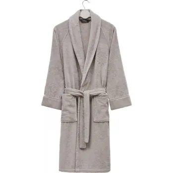 Pánský župan Modalový unisex župan DELUXE - Světle šedá, S, Soft Cotton