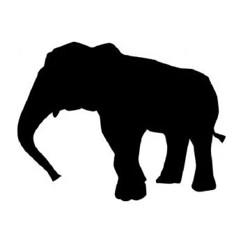 ARTEMISS Slon - plastová šablona 062 Rozměr: B 14,5x14,5cm
