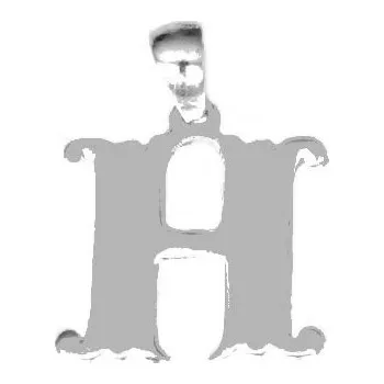 Přívěsek Silverbox Stříbrný přívěsek písmeno H