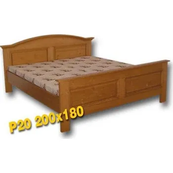 Postel Nabytek Louda Dřevěná postel, dvoulůžko Klaudie P20