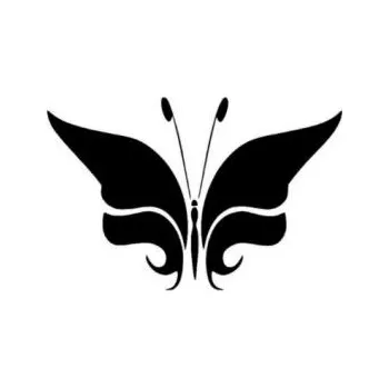 ARTEMISS Motýl - plastová šablona 134 Rozměr: D 29x29cm