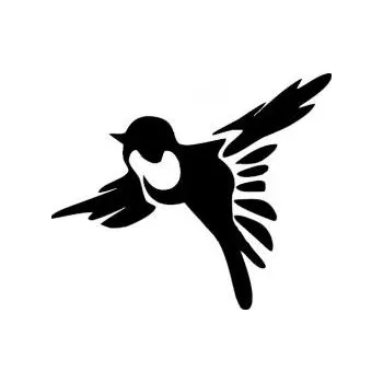 Výtvárné potřeby ARTEMISS Ptáček - plastová šablona 260 Rozměr: D 29x29cm