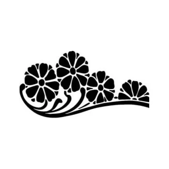 ARTEMISS Květy - plastová šablona 103 Rozměr: B 14,5x14,5cm