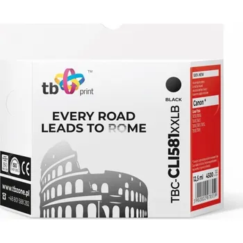 Kompatibilní cartridge Canon CLI-581BK XXL, Pixma TS6151, 1998C001, black, TB