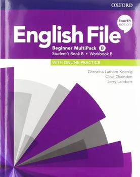 Anglický jazyk English File Fourth Edition: Beginner Multipack B with Student Resource Centre Pack - Clive Oxenden, Christina Latham-Koenig (2019, brožovaná)
