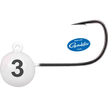 Rybářský háček Jigová hlavička Gamakatsu-Spro Freestyle Micro Jig Glow White Vel.4 2g (4ks)