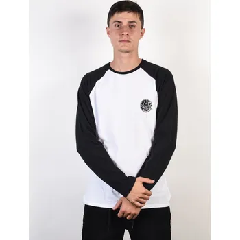 Pánské tričko Rip Curl Original Internal LS černé/bílé