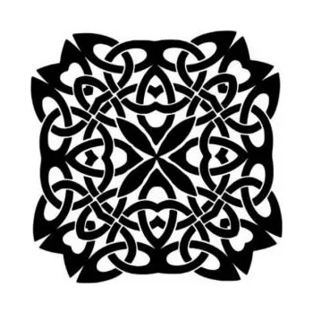 ARTEMISS Mandala - plastová šablona 009 Rozměr: E 29x29cm