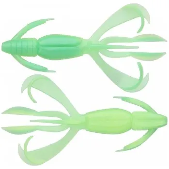 Umělá nástraha Gumová nástraha Keitech Crazy Flapper&nbsp;2.8" 7cm Lime Chartreuse Glow (8ks)