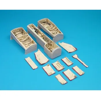 Plastikový model Aires 1/48 F/A-18 Hornet wheel bays