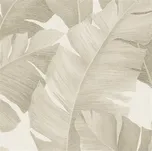 Vliesové tapety na zeď Avalon velké listy hnědé 31625