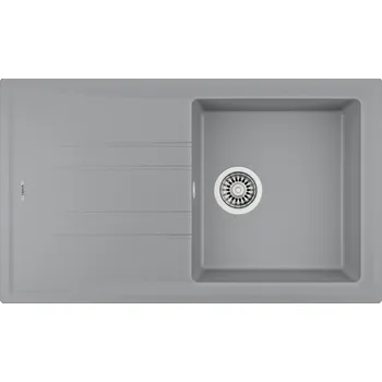 Granitový dřez Teka STONE 50 B-TG 1B 1D hliníkově šedá
