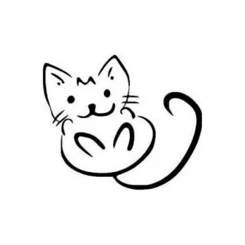 ARTEMISS Kočička - plastová šablona 137 Rozměr: B 14,5x14,5cm