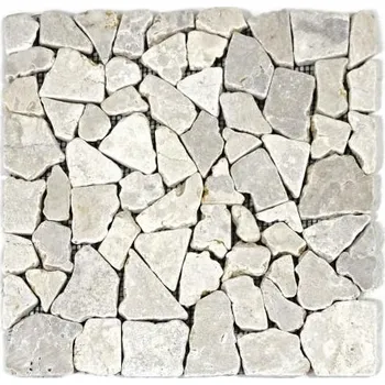 Obklad Divero Garth mramorová mozaika krémová 1 m2