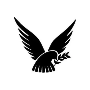 Výtvárné potřeby ARTEMISS Holubice míru - plastová šablona 140 Rozměr: D 29x29cm