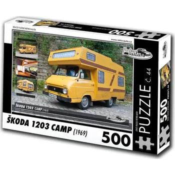 Puzzle KB Barko Retro Auta Škoda 1203 Camp (1969) 500 dílků