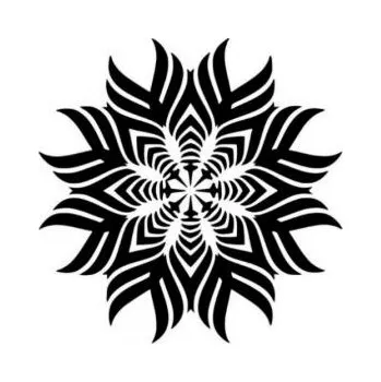 ARTEMISS Mandala - plastová šablona 022 Rozměr: C 14,5x14,5cm