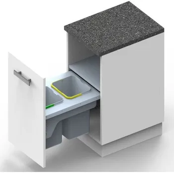 Odpadkový koš Teka Vivo Soft DUO 40 2× 12 l výsuvný