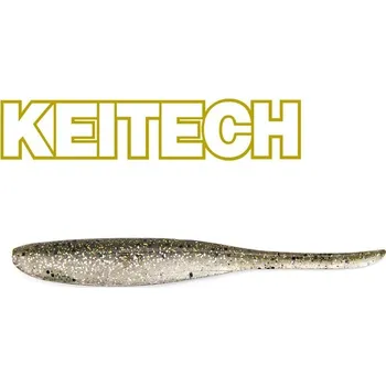 Umělá nástraha Gumová nástraha Keitech Shad Impact 4" 11cm Silver Flash Minnow (8ks)