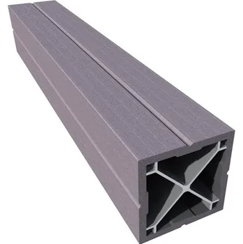 Plot WPC plotový sloupek Duofuse kamenná šedá dl. 3m